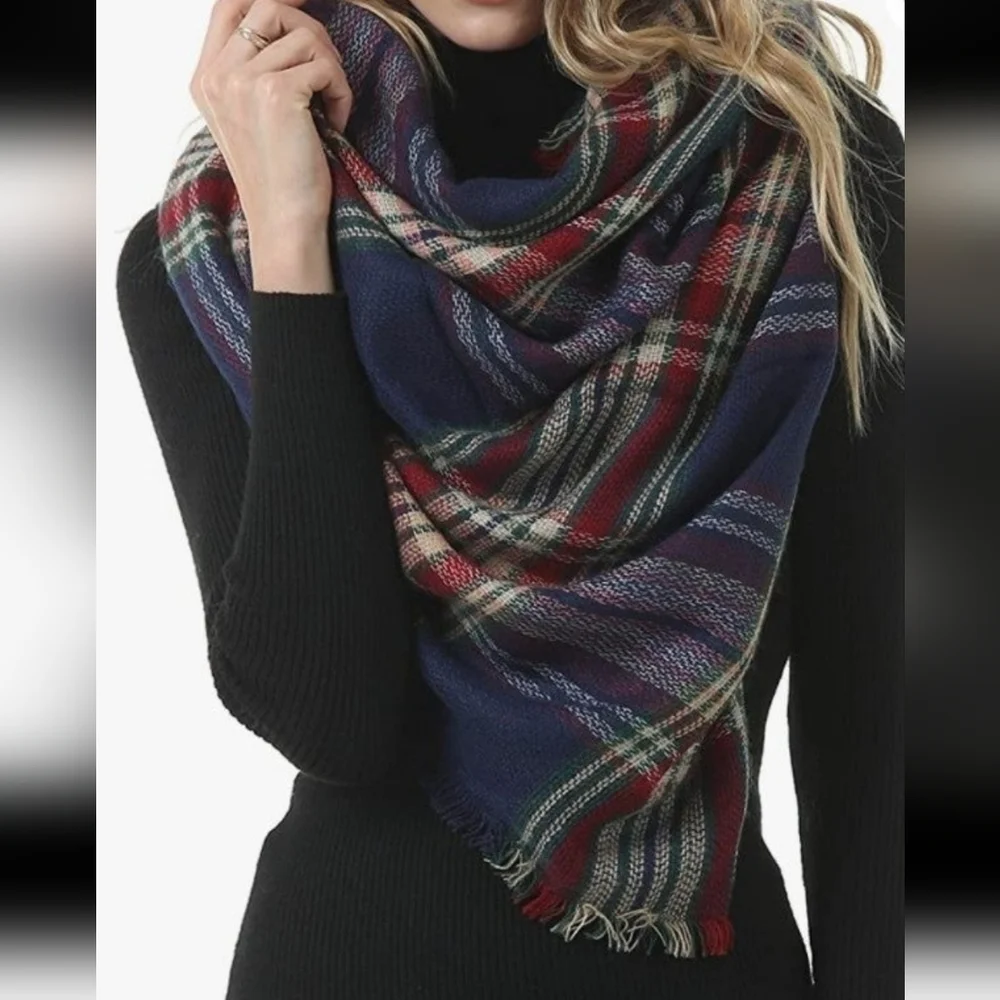 BLANKET Scarf Plaid